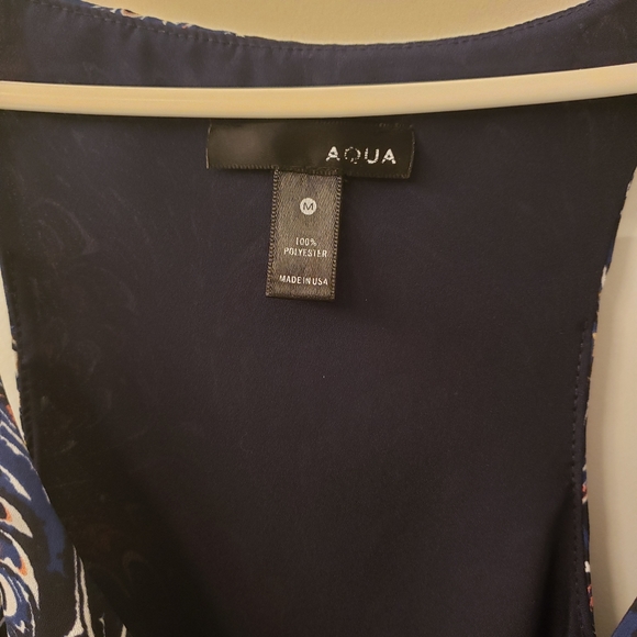 Aqua racerback dress - Picture 3 of 3